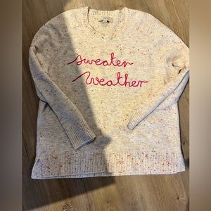 EUC - Embroidered Sweater
